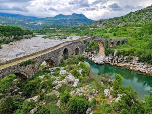Mesi Bridge, Shkoder, Kir River